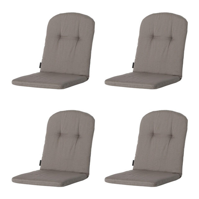 Madison Kuip hoog rib liver 45x96 grijs 4 stuks 2911409 large