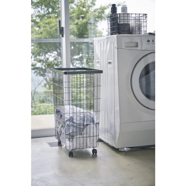 CaliCosy Wasmand op wieltjes van metaal h56.5cm 2936740 large
