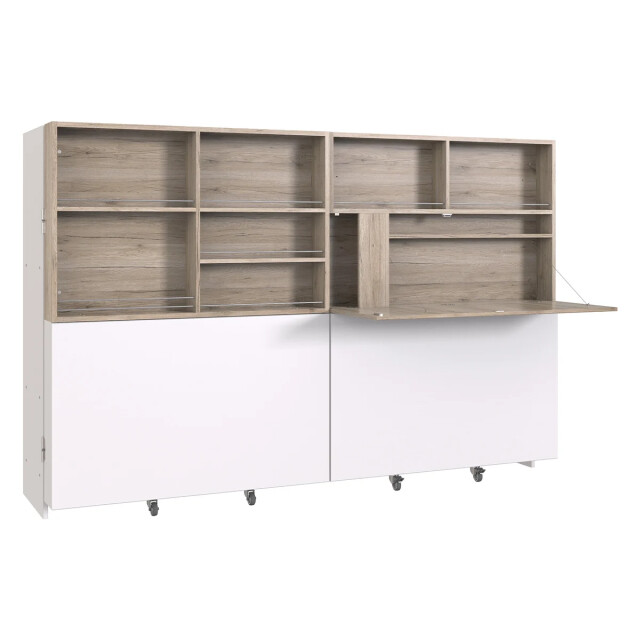 CaliCosy Opklapbaar bed horizontaal 120x200 met bedindeling l212 cm 2932077 large