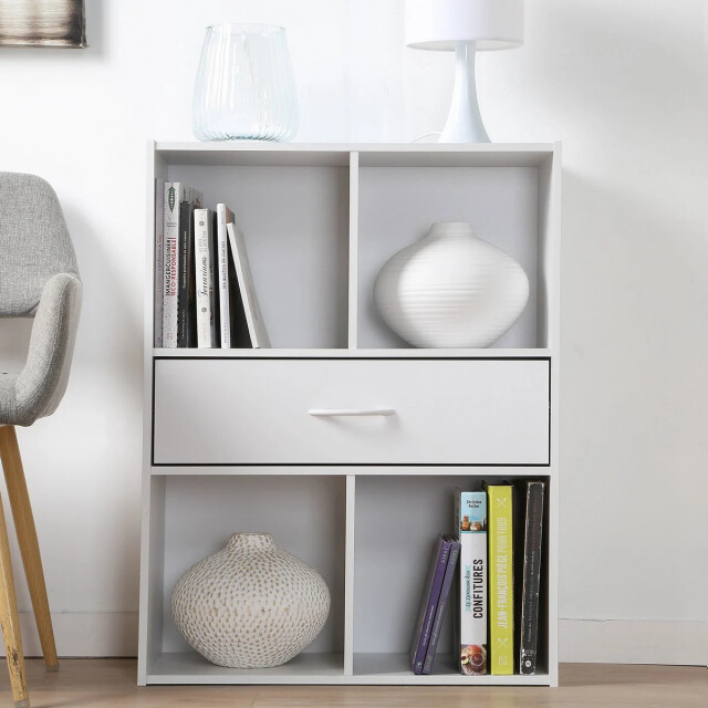 CaliCosy Opbergplank met 4 compartimenten en een lade 2936820 large