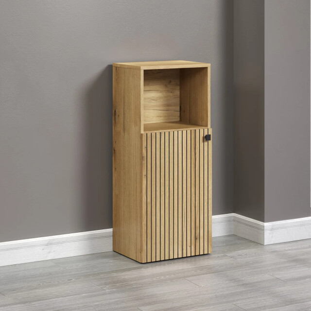 CaliCosy Lage badkamerkast met 1 deur en 1 open vak l40 cm purebliss 3042307 large