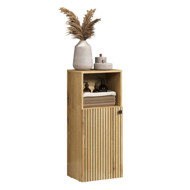 CaliCosy Lage badkamerkast met 1 deur en 1 open vak l40 cm purebliss 3042307 large