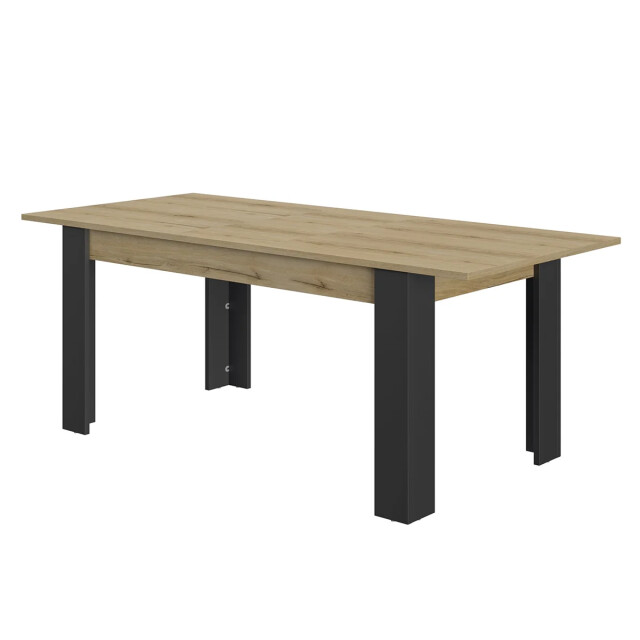 CaliCosy Rechthoekige tafel 4 poten 1 verlengstuk l200 cm trust 2930535 large