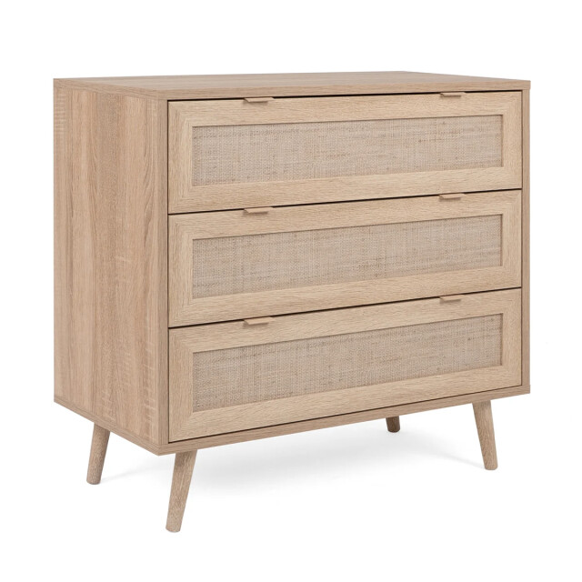CaliCosy Ladekast met 3 laden l80 cm rotan impressie bali 2929975 large