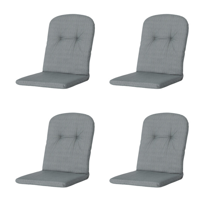 Madison Kussen kuip hoog basic grey 45x96 - 4 stuks 2911429 large
