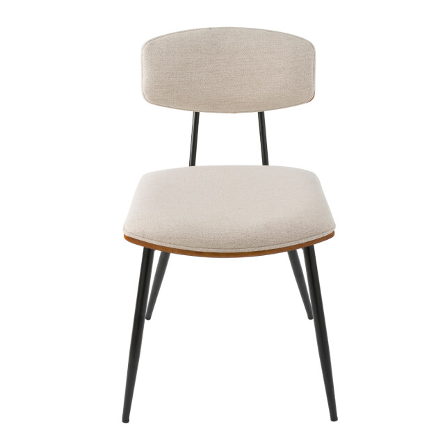 Signature Set van 2 crèmekleurige stoelen babette h79 cm 2930271 large