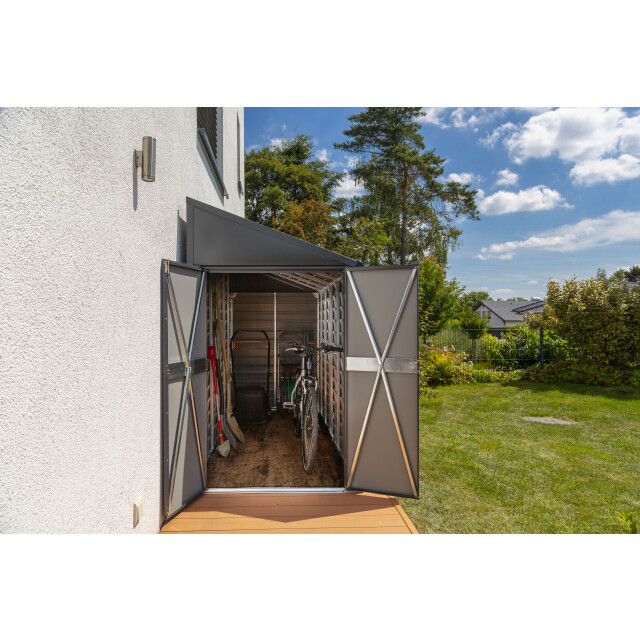 Spacemaker Yardsaver metalen gereedschapsschuur aanbouw 124x203x208 cm 3169349 large