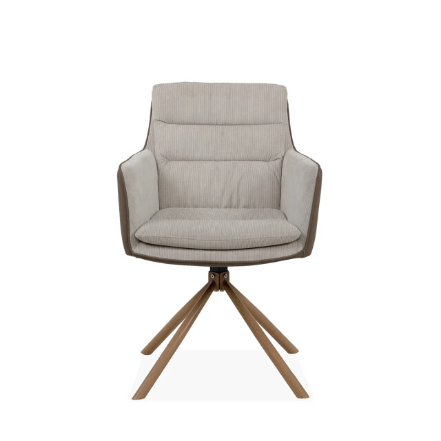 CaliCosy Set van 2 stoelen en houtdecor l63 cm logan 2929516 large