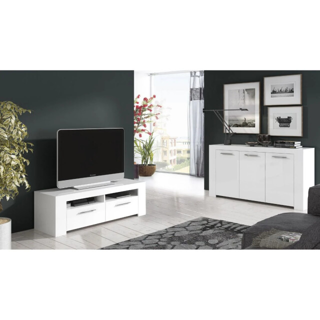 CaliCosy Tv-meubel met 2 deuren en 2 opbergvakken ambit l120 cm 2930351 large