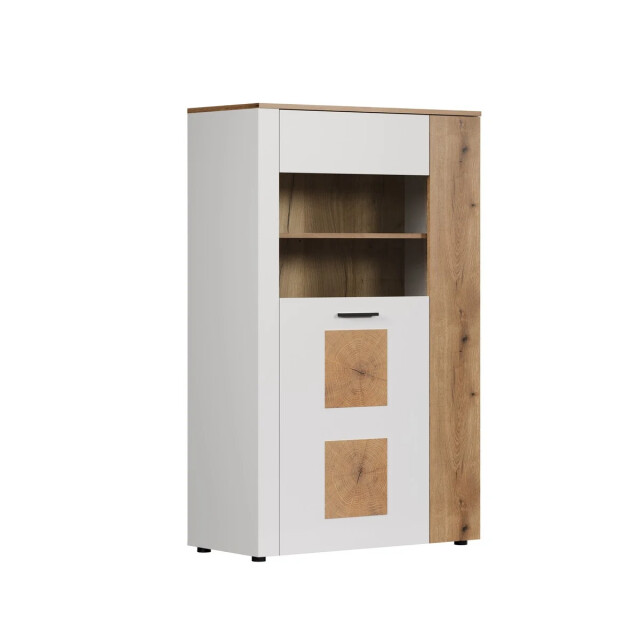 CaliCosy Vitrine met 2 deuren, waarvan 1 met gehard glas l90 cm vitoria 3042289 large