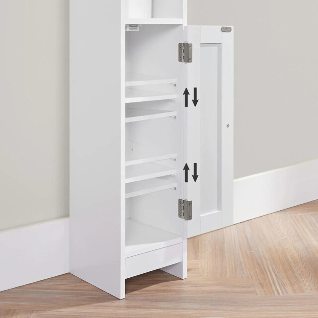 CaliCosy Kleine opbergkast met 1 vak, 1 deur, 1 plank h80 cm 2929517 large