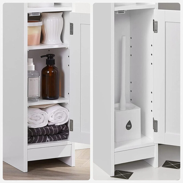 CaliCosy Kleine opbergkast met 1 vak, 1 deur, 1 plank h80 cm 2929517 large