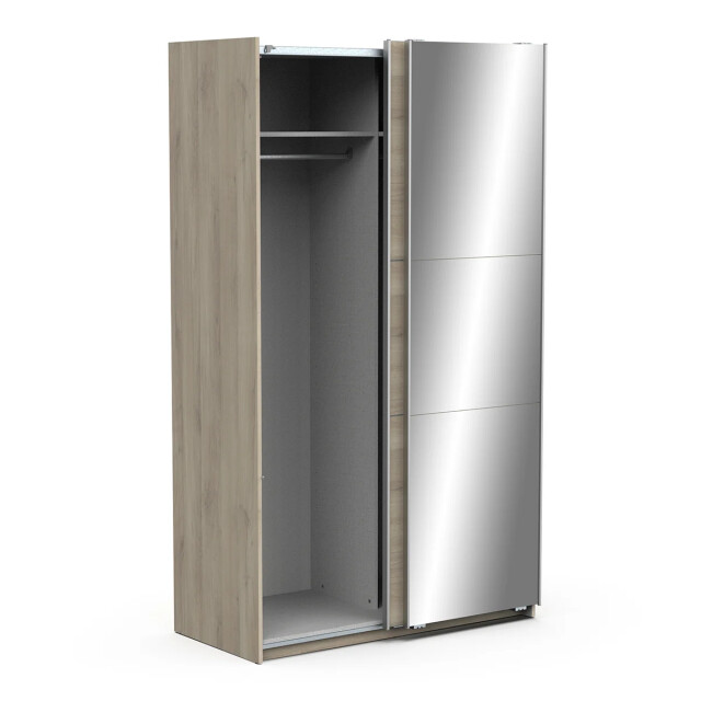 CaliCosy Kast met 2 schuifdeuren en spiegel ghost l116,5 cm 2937801 large