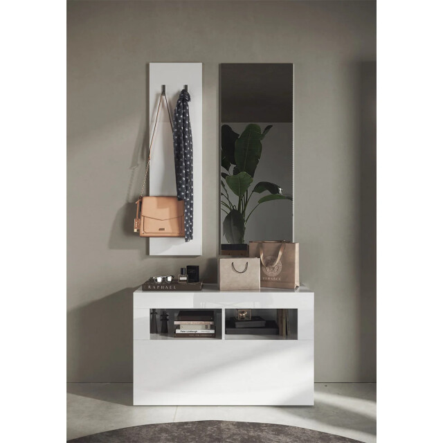 CaliCosy Set 3 stuks met klein meubel, wandkapstok en spiegel basic h165 cm 2930356 large