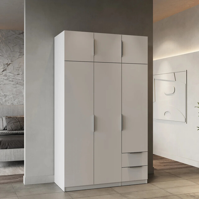 CaliCosy Kast 6 deuren en 2 laden ghost l119,4 cm 2937822 large