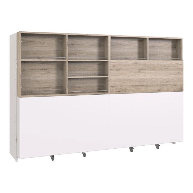 CaliCosy Opklapbaar bed horizontaal 120x200 met bedindeling l212 cm 2932077 large