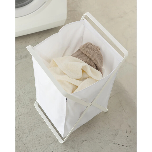 CaliCosy Opvouwbare wasmand wit h 64 cm 2929497 large