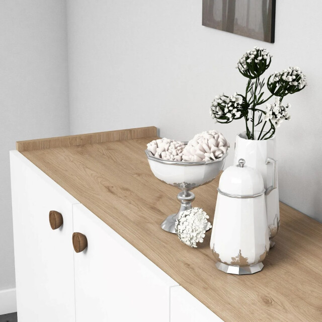 CaliCosy Buffet 4 deuren eiken en wit decor l180 cm summer 2930417 large