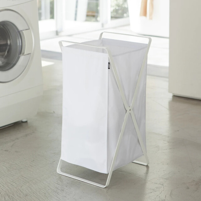 CaliCosy Opvouwbare wasmand wit h 64 cm 2929497 large