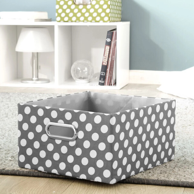 CaliCosy Grijze stoffen lade met witte stippen 2928337 large
