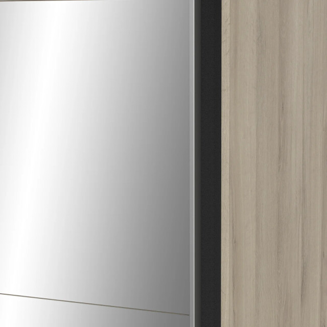 CaliCosy Kast met 2 schuifdeuren en spiegel ghost l116,5 cm 2937801 large