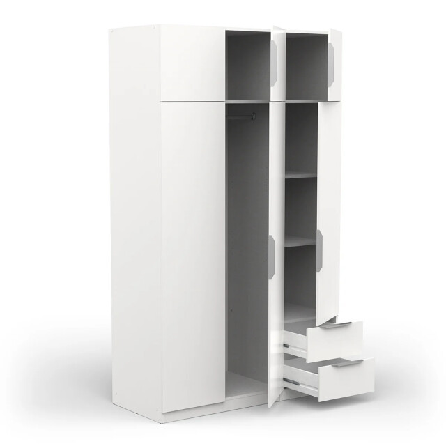 CaliCosy Kast 6 deuren en 2 laden ghost l119,4 cm 2937822 large