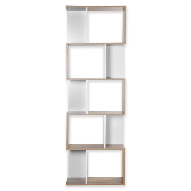 CaliCosy Boekenkast multi-kast h180 cm hout en wit decor 2931857 large