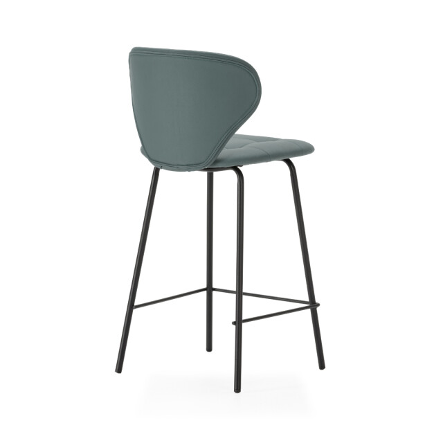 CaliCosy Set van 2 krukken met zwarte metalen poten h67 cm maura 3078783 large