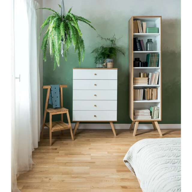 CaliCosy Boekenkast met 5 planken h207,5 cm nature 2931810 large