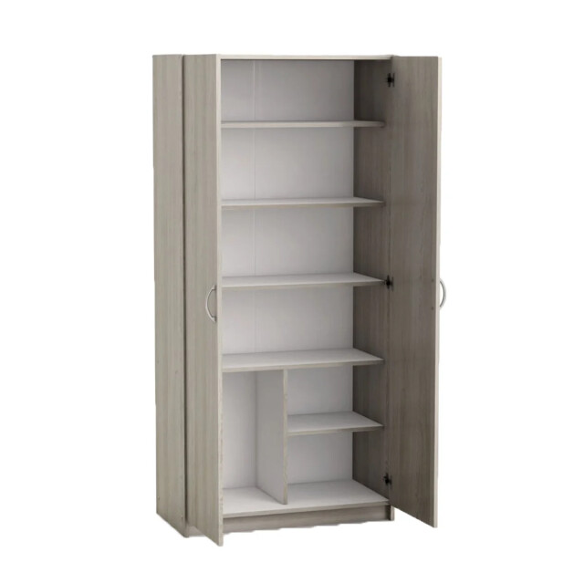 CaliCosy Kast met 2 deuren, 5 planken l79,7 cm houtdecor multifunctioneel 2931891 large