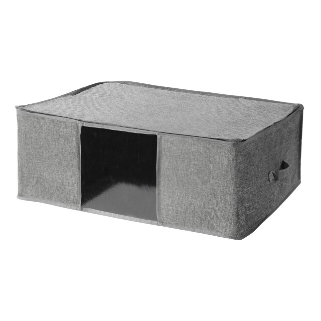 CaliCosy Opberghoes voor dekbed in grijze linnenlook stof l66 cm 3040343 large