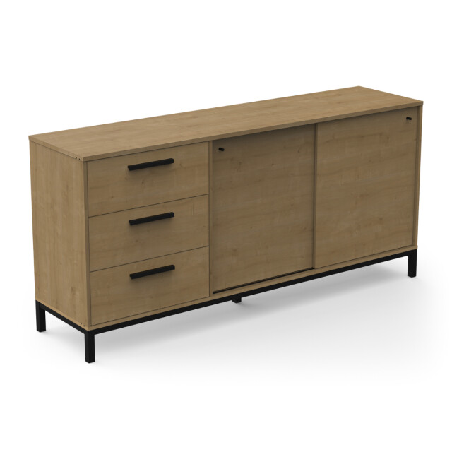 CaliCosy Dressoir 2 schuifdeuren en 3 lades l181 cm craft 3082313 large