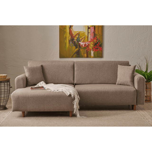 CaliCosy Hoekbank met slaapfunctie en linkse chaise longue in stof l246 cm mane 3079782 large