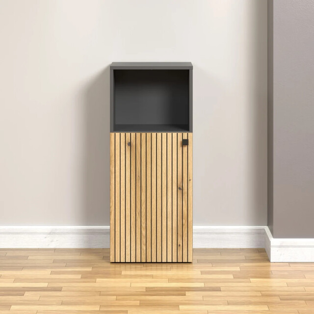 CaliCosy Lage badkamerkast met 1 deur en 1 open vak l40 cm purebliss 3042308 large