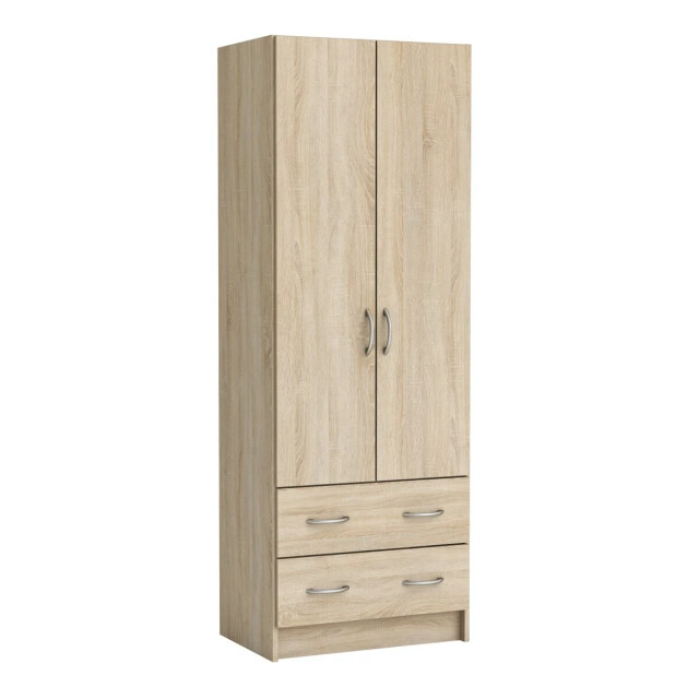 CaliCosy Kast 2 deuren 2 laden, houten decor l60,9 cm dual 2931890 large