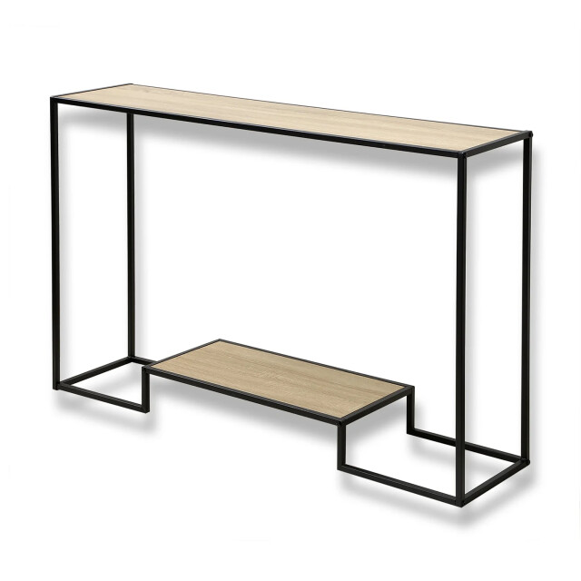 CaliCosy Moderne console 2 niveaus eiken decor l120cm 2929329 large