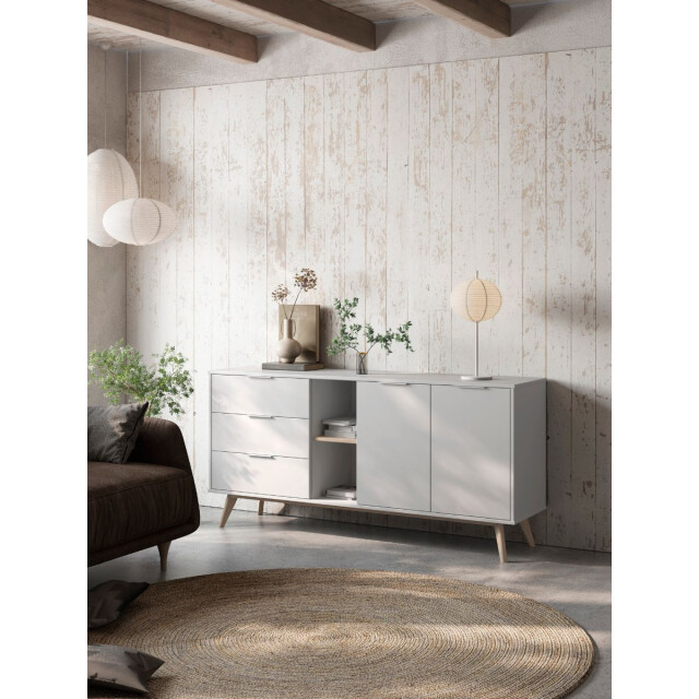 CaliCosy Buffet 2 deuren, 2 nissen en 3 laden l165 cm campus 2930290 large