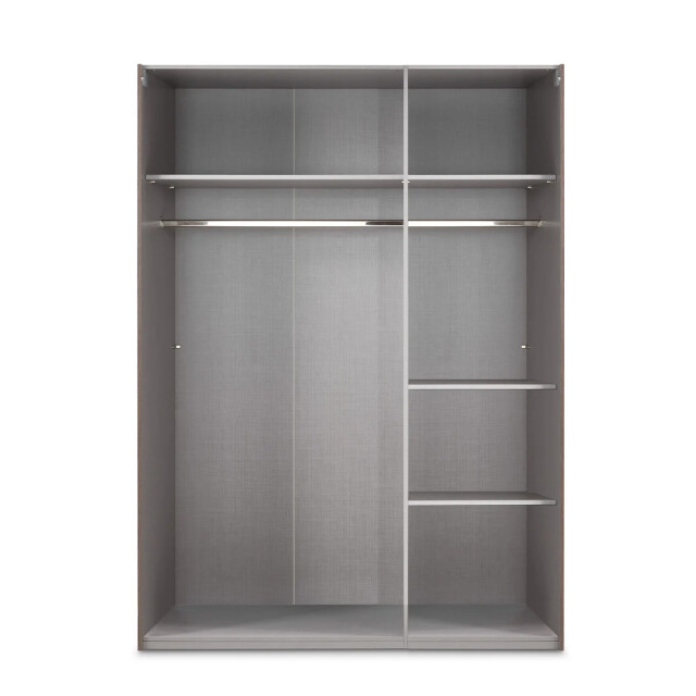 CaliCosy Kledingkast met 2 schuifdeuren en kledingstang l135 cm 2937681 large