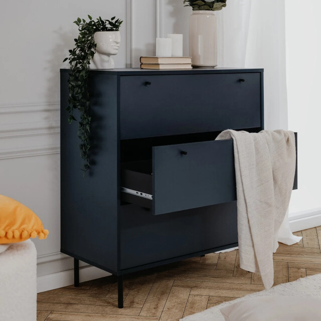 CaliCosy Commode 3 tiroirs l80 cm bogota 3042283 large