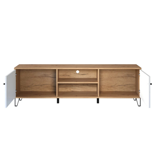 CaliCosy Tv-meubel 2 deuren en 2 vakken mat wit l183 cm touch 2930370 large