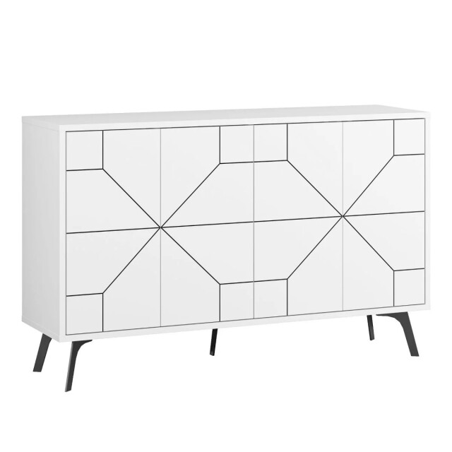 CaliCosy Buffet 4 deuren en versierde deuren l123 cm dune 2937496 large