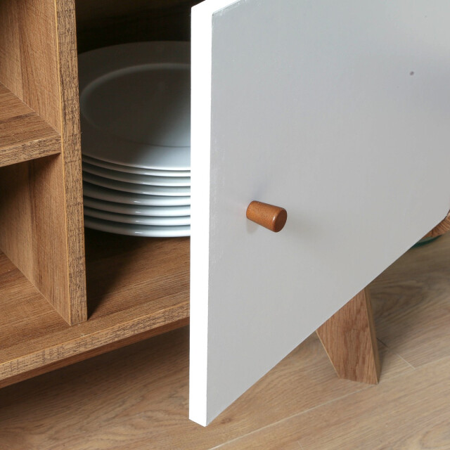 CaliCosy Tv-meubel 2 deuren en 2 vakken l128,5 cm albura 2948021 large