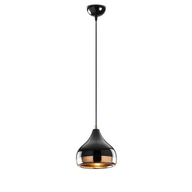 CaliCosy Hanglamp van zwart en koperkleurig metaal d17 cm yildo 3067163 large