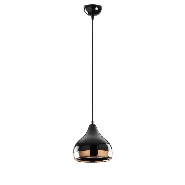 CaliCosy Hanglamp van zwart en koperkleurig metaal d17 cm yildo 3067163 large