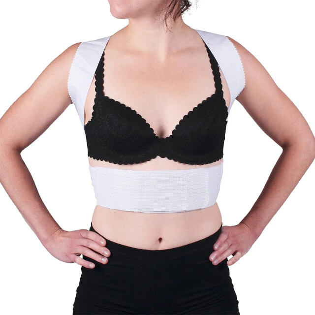 CaliCosy Rugrechthouder met beugels maat m (46/50) wit polyamide 2928730 large