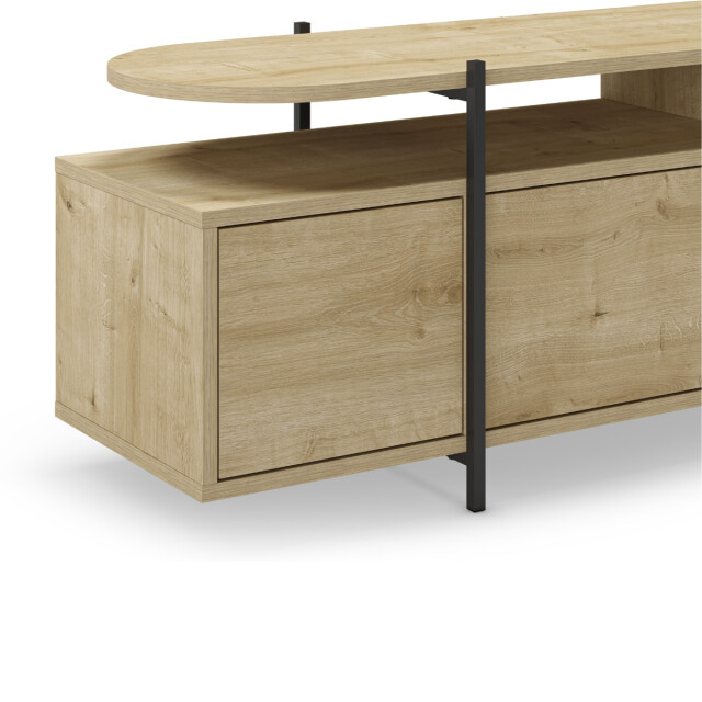 CaliCosy Tv-meubel 4 deuren en metalen poten l160 cm hinoa 2937375 large