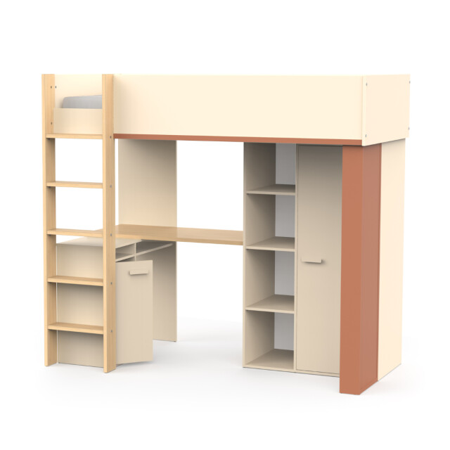 CaliCosy Hoogslaper met bureau en kast h183 cm camillia 3040884 large