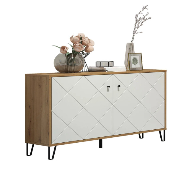 CaliCosy Buffet 2 deuren eiken decoratie l123 cm touch 2930371 large