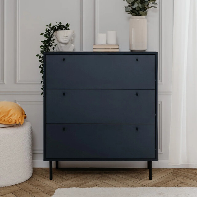 CaliCosy Commode 3 tiroirs l80 cm bogota 3042283 large