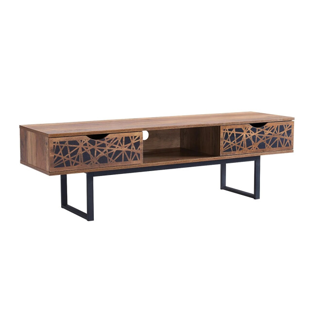 CaliCosy Houten tv-meubel met 2 laden en een nis anaëlle 2929649 large